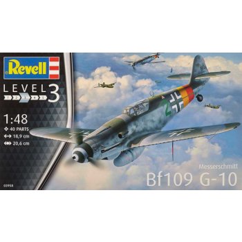 Revell Model Kit Plastic plane 03958 Messerschmitt Bf 109 G 10 1:48