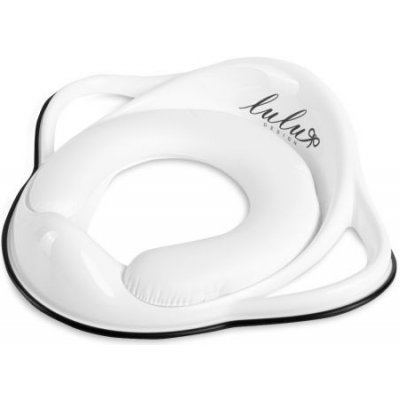 Marini MALTEX Soft Lulu - potah na záchodové prkénko bílý/černý