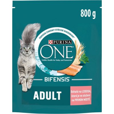 Purina One Bifensis adult losos a celozrnné obiloviny 0,8 kg – Zboží Dáma