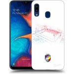 Picasee silikonové Samsung Galaxy A20e A202F - FC Viktoria Plzeň C čiré