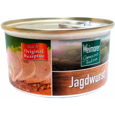 WEIMARER Jagdwurst jemně kořeněný vepřový lunchmeat 125 g – Zboží Dáma