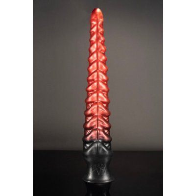 Twisted Beast Asmodeus Inferno Large prémiové silikonové dildo s Vac U Lock 62 x 4,8 - 11,5 cm – Hledejceny.cz