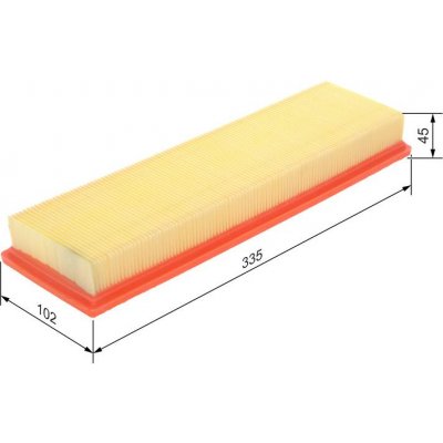 Vzduchový filtr BOSCH (BO 1457433158) | Zboží Auto