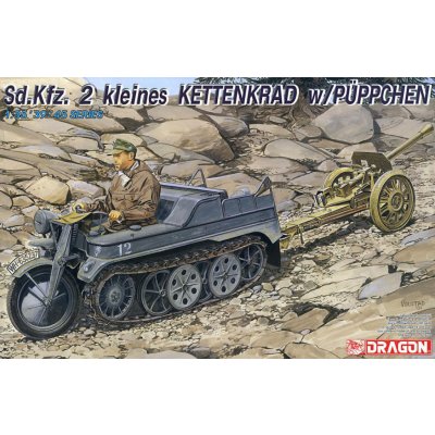 Dragon Sd.Kfz.2 Kleines Kettenkrad w/püppchen Model Kit military 6114 1:35