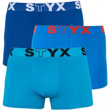 Styx boxerky sportovní guma modré G9676869 3Pack