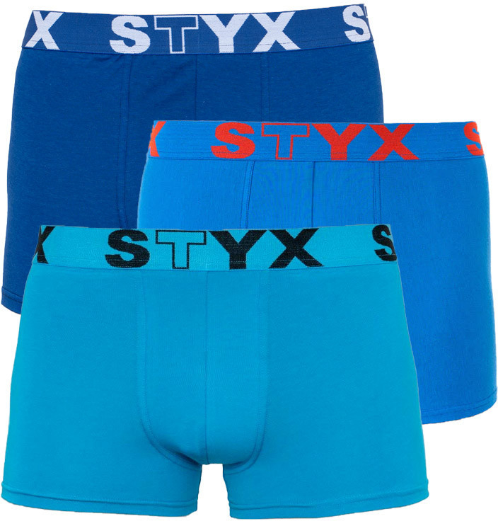 Styx boxerky sportovní guma modré G9676869 3Pack od 899 Kč - Heureka.cz