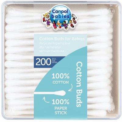 Canpol Vatové tyčinky papírové 200 ks – Zboží Dáma