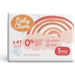 Baby Charm Super Dry Flex 3 Midi 4-9 kg 41 ks – Sleviste.cz