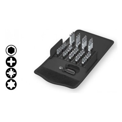 Sada bitů Safe 43 Universal 1, WERA, 057450 – Zboží Dáma