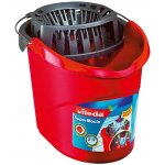 Vileda Vědro s ždímačem vhodné pro mopy Supermocio Velour Soft nebo Style – Zboží Dáma