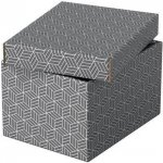 ESSELTE Home velikost S 20 x 15 x 25,5 cm, šedá - set 3 ks – Sleviste.cz
