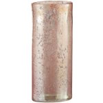 Tmavě růžová skleněná oválná váza Sianel - 13*9*30 cm - J-Line by Jolipa – Hledejceny.cz