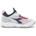 Diadora Speed Blushield Fly 4 + AG - white/blue corsair/fiery red – Zbozi.Blesk.cz