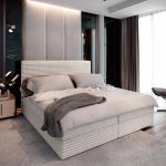 Textilomanie Ispira krémová Matrace Bonell pružinová – Zboží Dáma