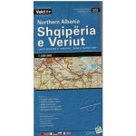 Albánie Sever Albania North mapa 1:200t – Hledejceny.cz