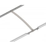 Palram spojovací článek pro vchodovou stříšku Aquila 88.5 x 6.5 x 6.5 cm – Zboží Dáma