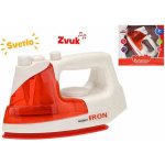 Mikro Trading Žehlička 14cm s rozprašovačem na baterie se světlem a zvukem v krabičce – Zboží Dáma