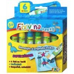 Fixy na textil voděodolné 6 ks – Zboží Dáma