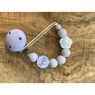 lubaby klip na dudlík marble kytička lila – Hledejceny.cz