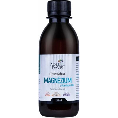 Adelle Davis Lipozomální magnézium s vitamínem B6 200 ml