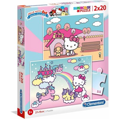 Clementoni Hello Kitty 24765 2x20 dílků – Hledejceny.cz