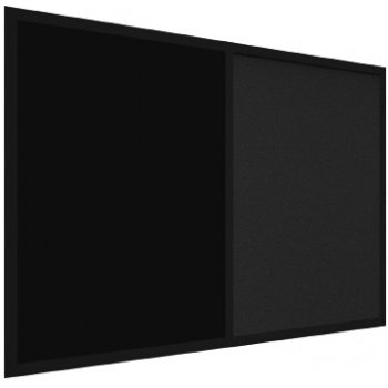 Allboards TMK64_0002 Tabule COMBI černý korek a magnetická tabule 60 x 40 cm