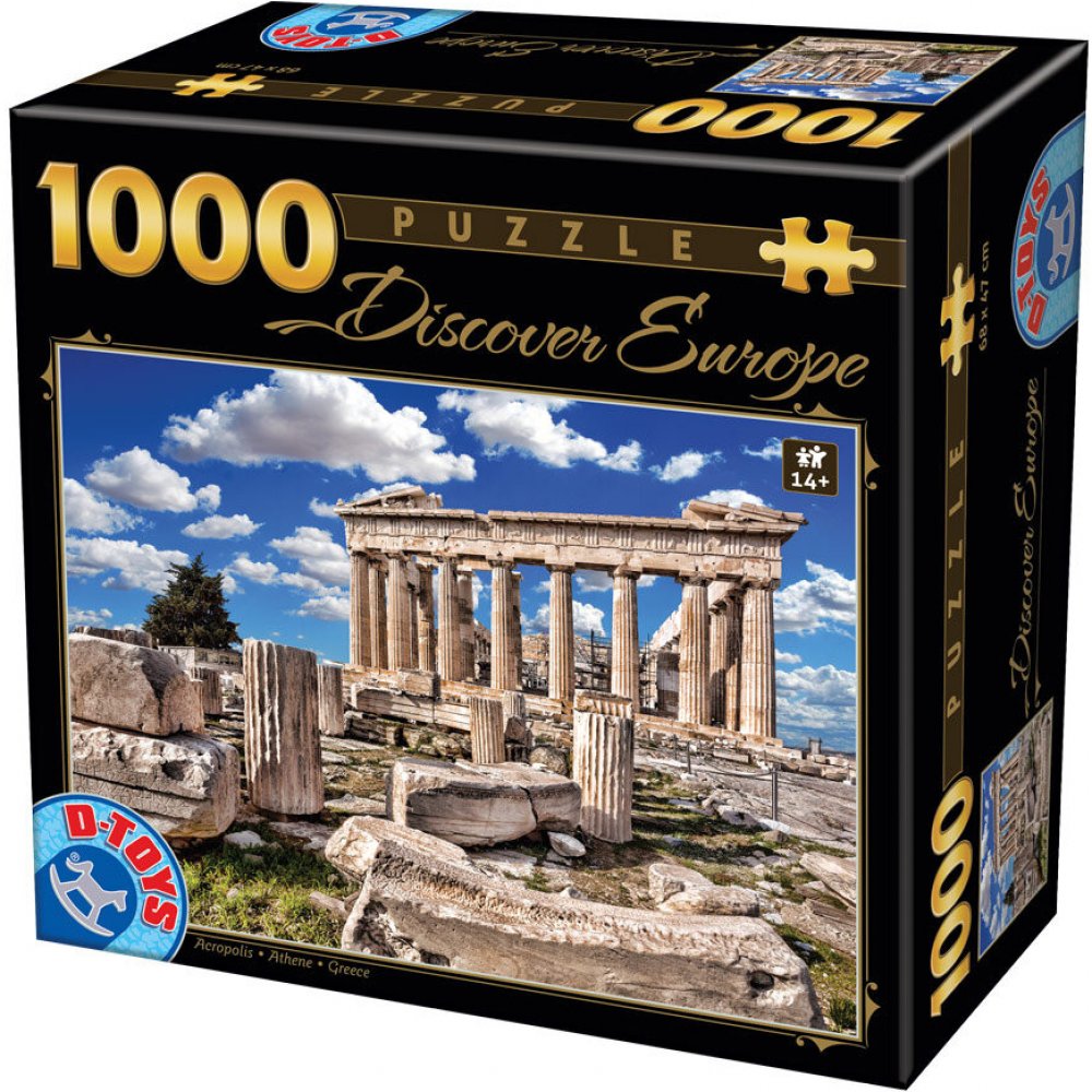 D-TOYS Akropolis Atény Řecko 1000 dílků | Srovnanicen.cz