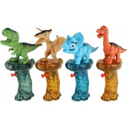 Teddies dinosaurus stříkací plast 13x20cm 4 druhy 12ks v boxu