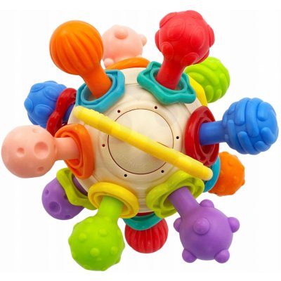 Woopie BABY Chrastítko ve tvaru barevné koule – Zboží Dáma