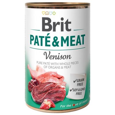 Brit Paté & Meat Venison 24 x 400 g – Zboží Mobilmania