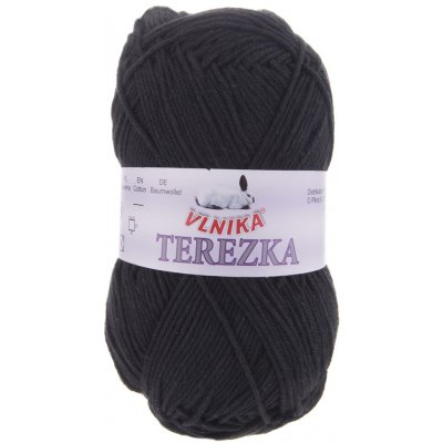 VLNIKA Příze Terezka Varianta: 123 černá – Zboží Dáma