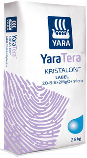 Yara Agri YaraTera Kristalon fialový 20+8+8+2 25 kg
