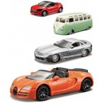 Bburago Auto 7 8cm kov/plast mix druhů na kartě 1:64 – Zboží Dáma