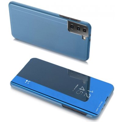 Pouzdro Beweare Clear View neoriginální Samsung Galaxy S21 Ultra 5G - modré