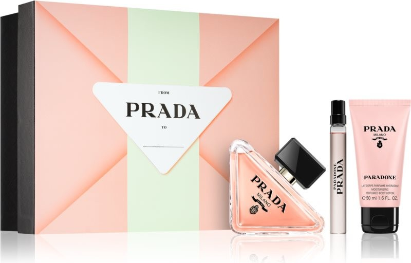 Prada Paradoxe EDP plnitelná 90 ml + parfémované tělové mléko 50 ml + EDP 10 ml