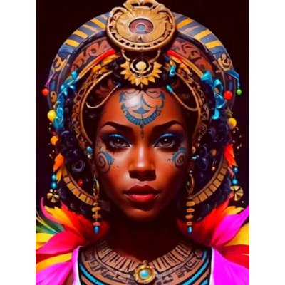 NORIMPEX Diamantové malování Afričanka III 30 x 40 cm – Sleviste.cz