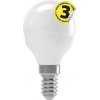 Žárovka Emos LED žárovka MINI GLOBE, 4W/30W E14, WW teplá bílá, 330 lm, Classic, F 1525731202