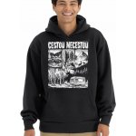 mikina Cestou necestou V1 bílý tisk Oversize – Hledejceny.cz
