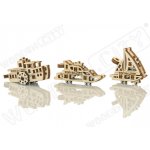 WOODEN CITY 3D puzzle mini sada Widgets: Lodě 28 ks – Hledejceny.cz