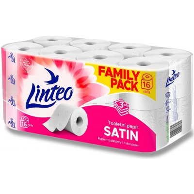 Linteo Satin 3-vrstvý 16 ks – Zboží Dáma