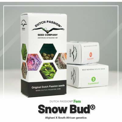 Dutch Passion Snow Bud semena neobsahují THC 3 ks – Zboží Dáma