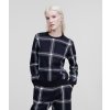 Dámská mikina Karl Lagerfeld mikina CHECK PRINTED sweatshirt
