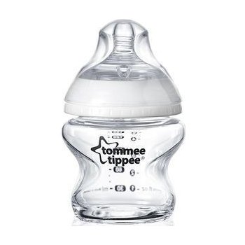 Tommee Tippee kojenecká láhev C2N skleněná bílá 250ml