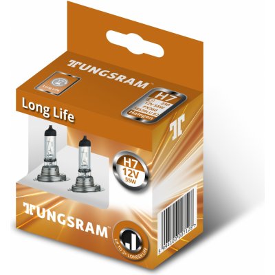 Tungsram Long Life H7 PX26d 12V 55W 2 ks