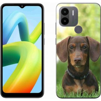 Pouzdro mmCase Gelové Xiaomi Redmi A1+/A2+ - hnědý jezevčík – Zboží Živě