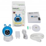 Evolveo Baby Monitor Lux chytrá 360° videochůvička modrá – Zbozi.Blesk.cz