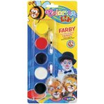 Colorino barvy na obličej suché štěteček 5 barev – Sleviste.cz