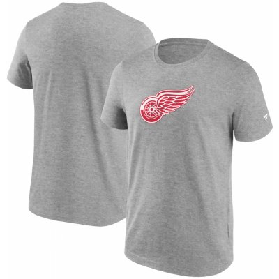 Fanatics pánské tričko Detroit Red Wings Primary Logo Graphic T-Shirt Sport Gray Heather – Zbozi.Blesk.cz