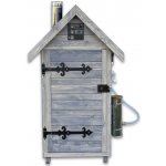 Kalme Elektrická dřevěná udírna s dymboxem 310L antracit – Sleviste.cz