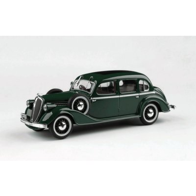 Abrex Škoda Superb 913 Mechová časopis AutoModels s modelem 1938 Zelená 1:43